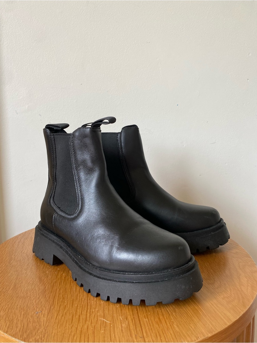 Thursday Boot Women's Black Chunky Chelsea Combat Boots